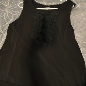 Roz&Ali black sleeveless blouse